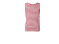 Dečija majica na pruge roze i bele boje, pogled otpozadi.