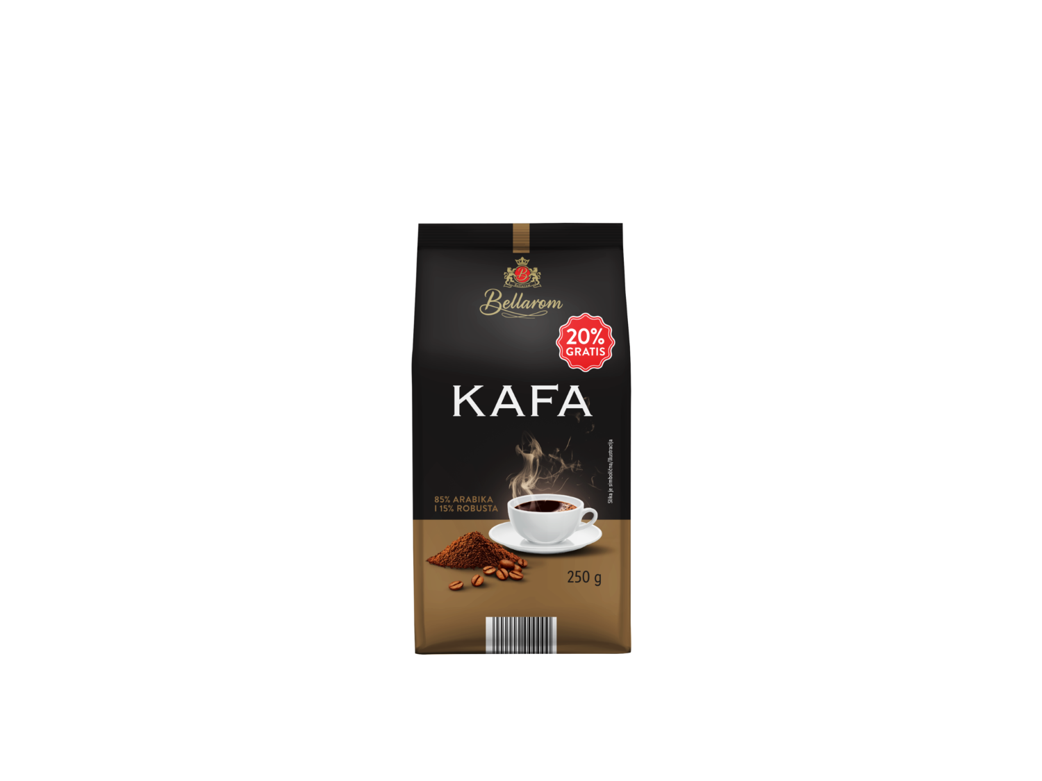 Mešavina pržene mlevene kafe