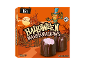 Halloween Schaumküsse, 16 čokoladnih maršmeloua sa ružičastim punjenjem, 225g.