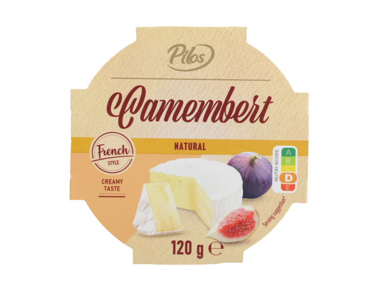 Pilos Camembert Natural sir, 120g