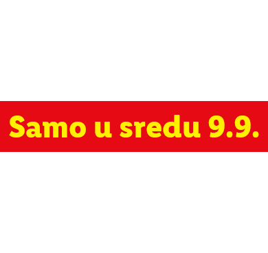 Samo u sredu 9.9.