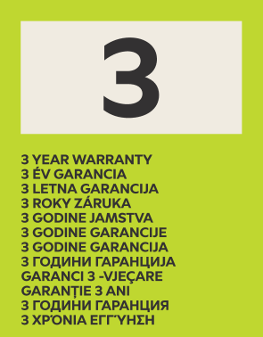 3 godine garancije