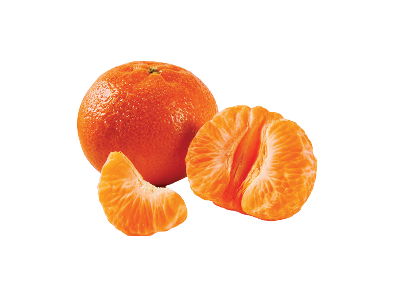 Sveže mandarine Okusi zavičaja, cele i oguljene sa kriškom.