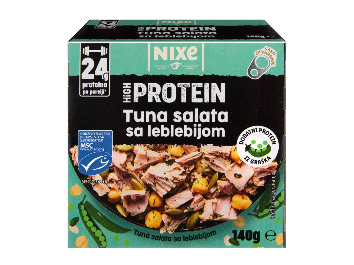 Proteinska tuna salata sa leblebijom