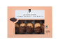 Kutija petit fours kolača sa čokoladnim tartufom i punjenjem od kajsije, 330g.