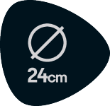 Prečnik 24 cm
