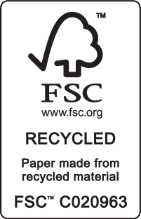 FSC RECYCLED печат: Папир направљен од рециклираног материјала, FSC™ C020963.