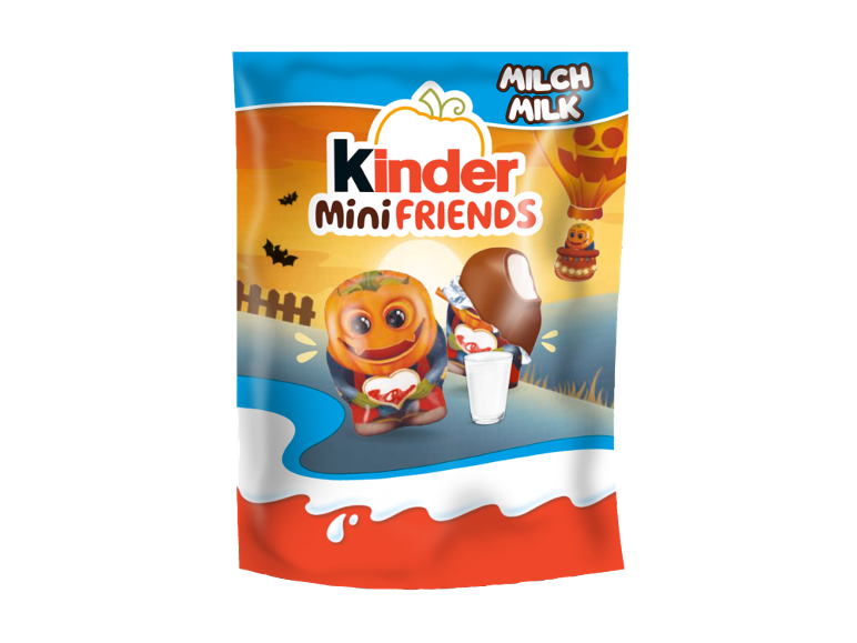 Noć veštica mini figure od mlečne čokolade u kesici