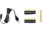 Set bitova za odvijač sa USB kablom za punjenje.