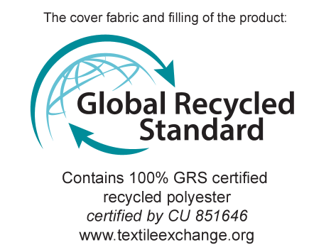 Global Recycled Standard sertifikat: 100% GRS sertifikovani reciklirani poliester, CU 851646.