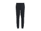 Crne sportske pantalone sa učkurom u struku i elastičnim manžetnama.
