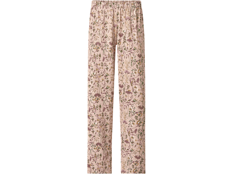 Ženske pantalone za odmor sa cvetnim dezenom i elastičnim pojasom