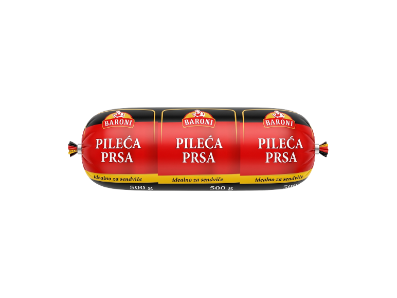 Baroni pileća prsa viršla, 500 g