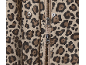 Jakna sa leopard printom, rajsferšlusom i drikerima.