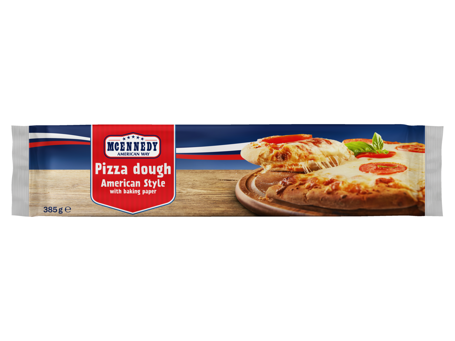 Okruglo pizza testo na američki način