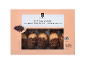 Kutija petit four kolača sa čokoladnim tartufom i punjenjem od kajsije, 330g.