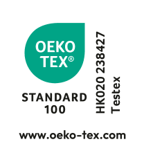 OEKO-TEX® STANDARD 100 sertifikat, HK020 238427 Testex, www.oeko-tex.com