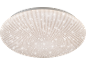 Plafonska lampa sa efektom zvezdanog neba i zrakastim uzorkom.