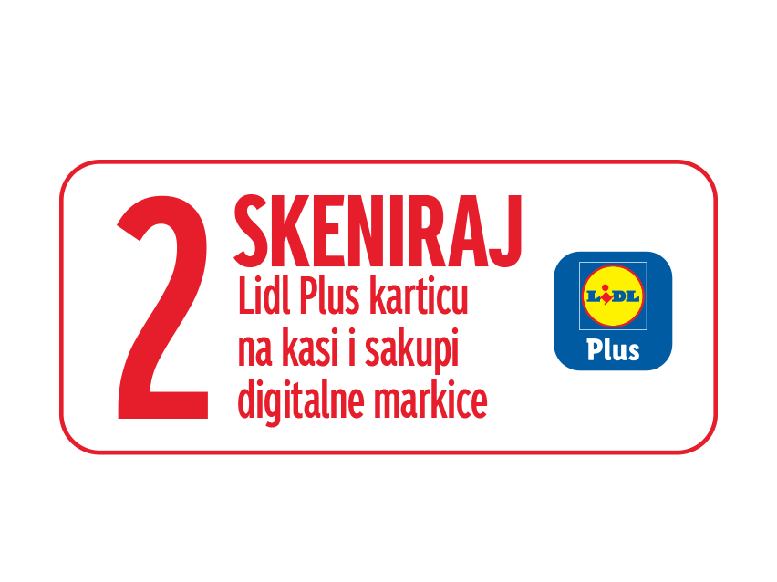Lidl Plus kartica: Skeniraj i sakupljaj digitalne markice.