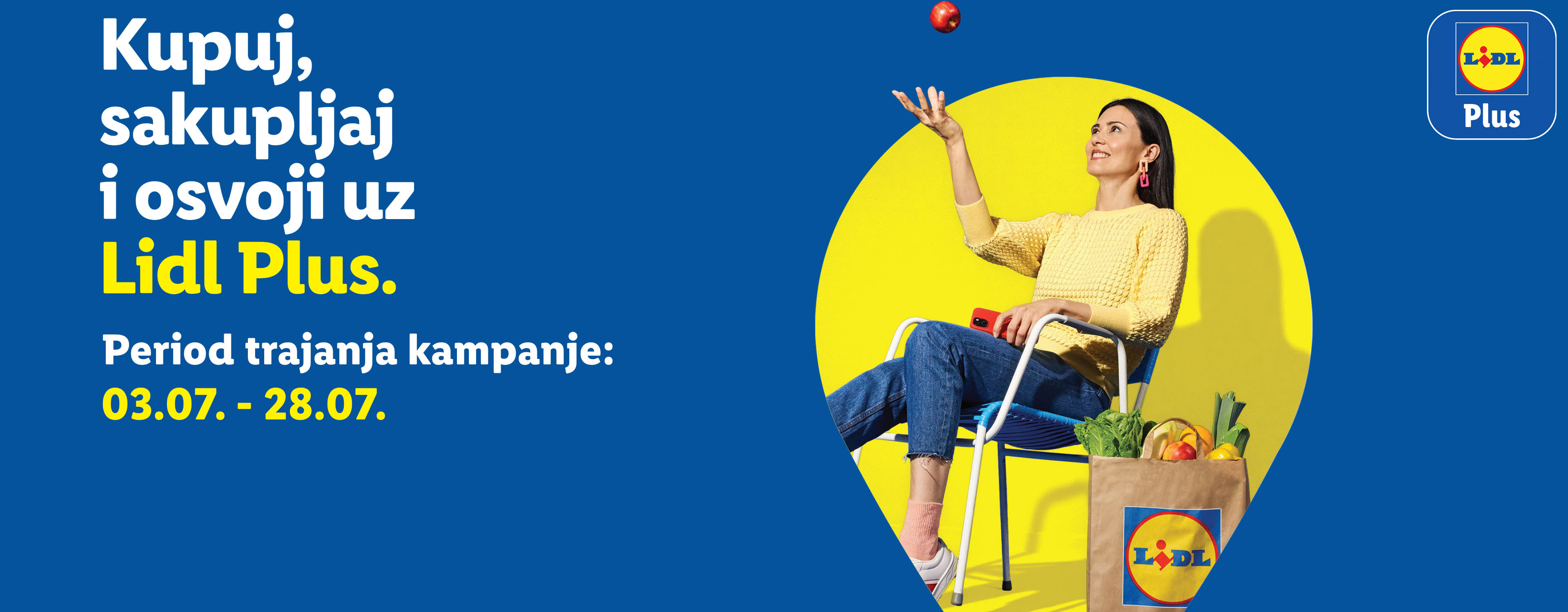Lidl Plus kampanja: kupujte, sakupljajte bodove i osvojite nagrade od 03.07. do 28.07.