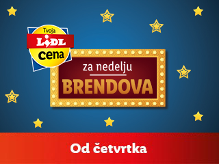 Tvoja Lidl cena za nedelju BRENDOVA
