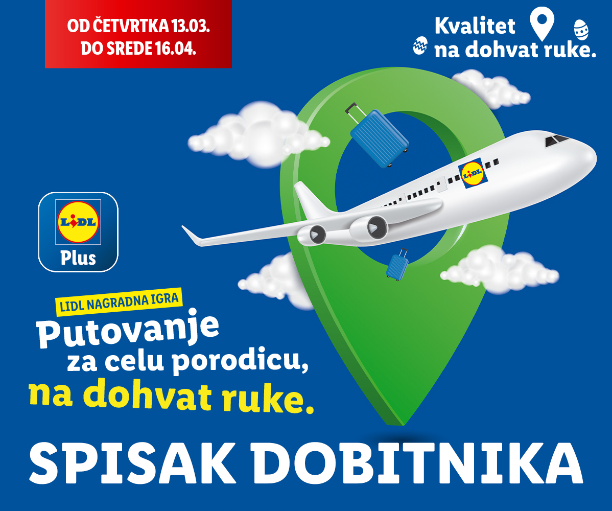 Lidl Plus nagradna igra: Putovanje za celu porodicu!
