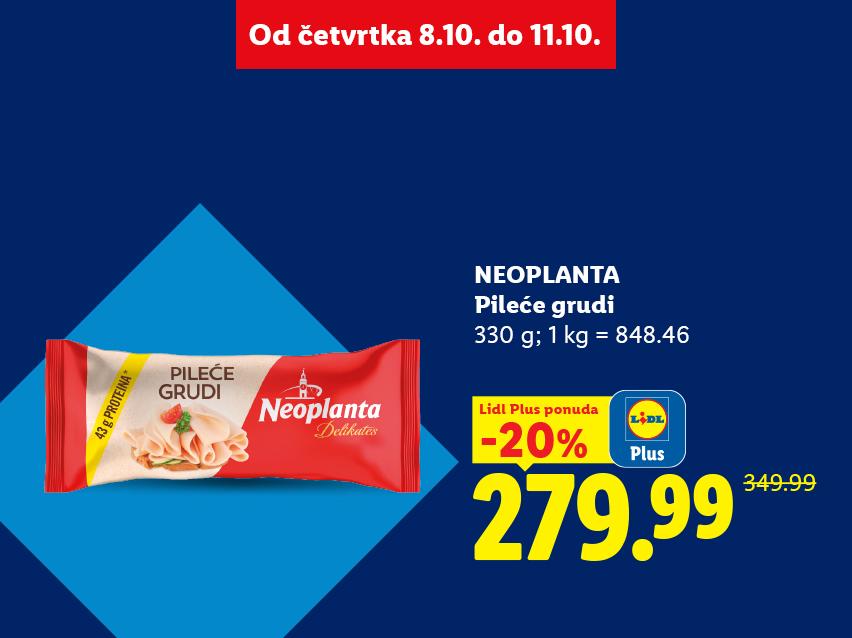 Pileće grudi na akciji od 8.10. do 11.10.
