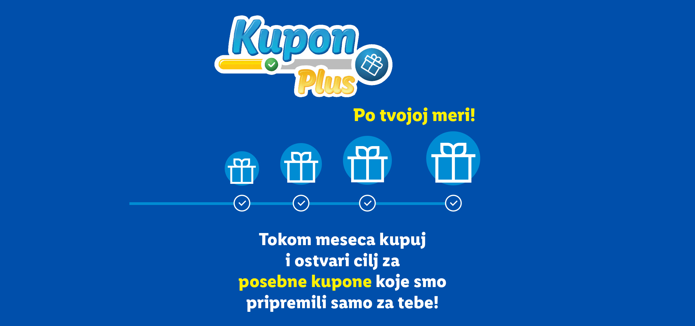 Kupon Plus: Kupuj tokom meseca i ostvari cilj za posebne kupone!