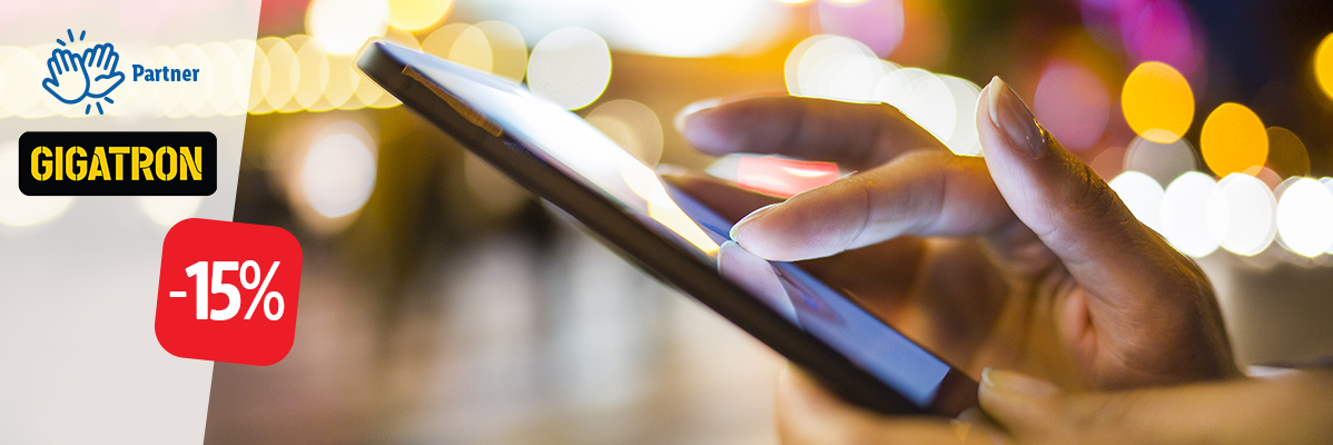 Gigatron partner ponuda: 15% popusta na telefone i tablete.