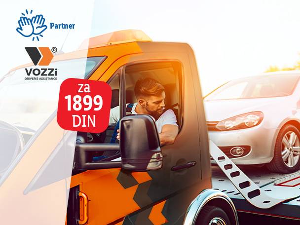 VOZZi Plus paket pomoći na putu za 1.899 DIN