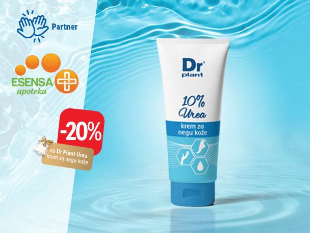 20% popusta na Dr Plant 10% Urea krem