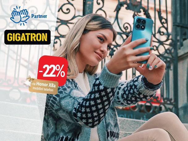 22% popusta na Honor X8a mobilni telefon