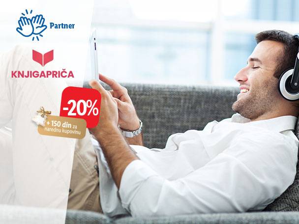 20% popusta na audio knjige i vaučer od 150 RSD