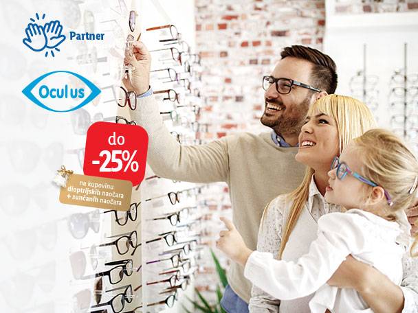 Paket dioptrijskih i sunčanih naočara i stakala