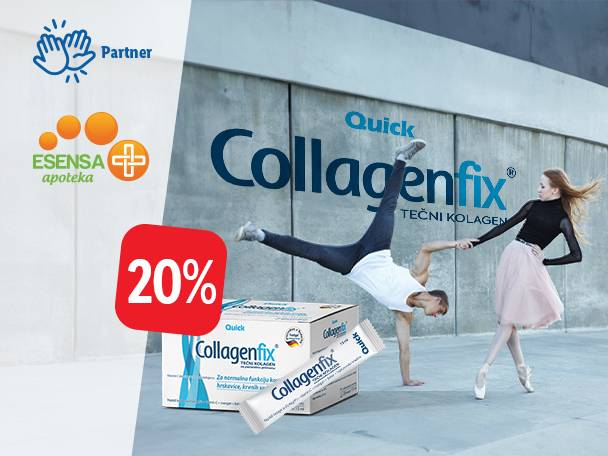 Kolagenfiks tečni kolagen, 20% popusta u Esensa apoteci.