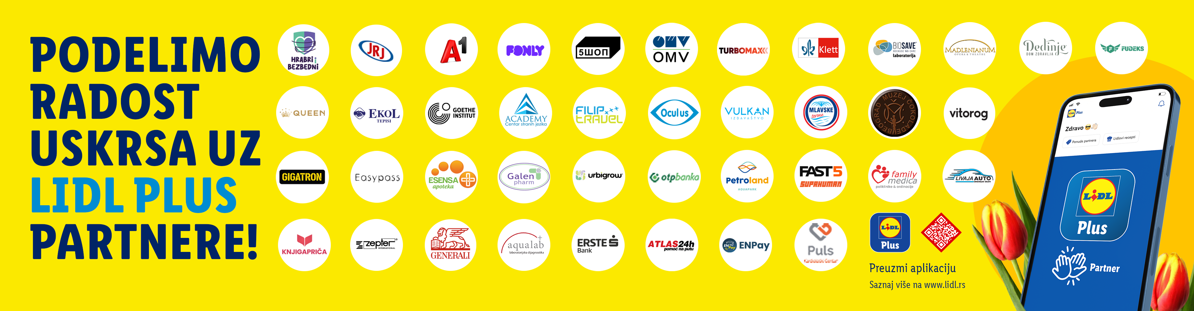 Lidl Plus partneri za Uskrs, sa aplikacijom i QR kodom za preuzimanje.