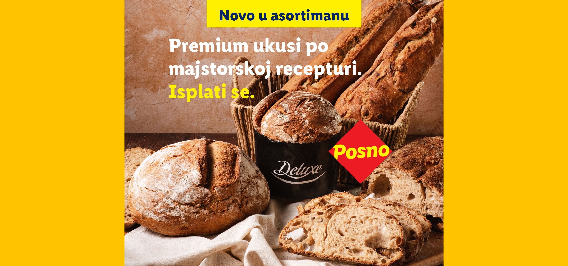 Sveže pečeni posni hlebovi i peciva po majstorskoj recepturi.