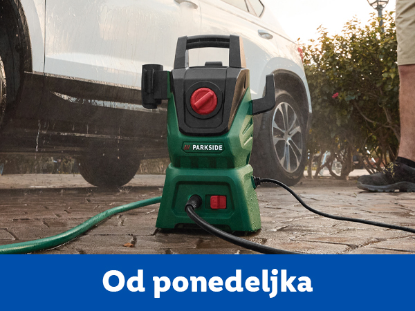 Parkside pranje pod pritiskom za pranje automobila, dostupno od ponedeljka.