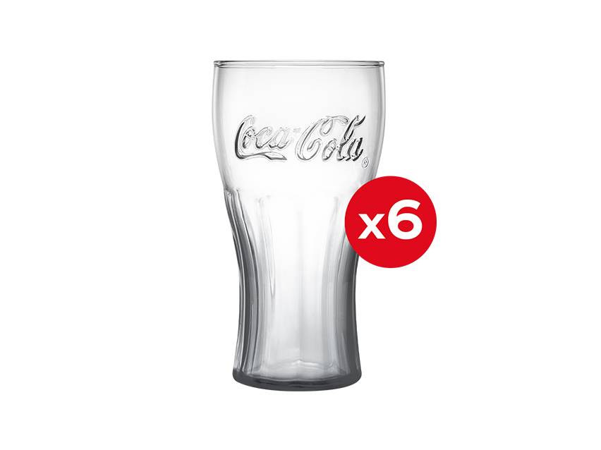 Set od 6 Coca-Cola čaša