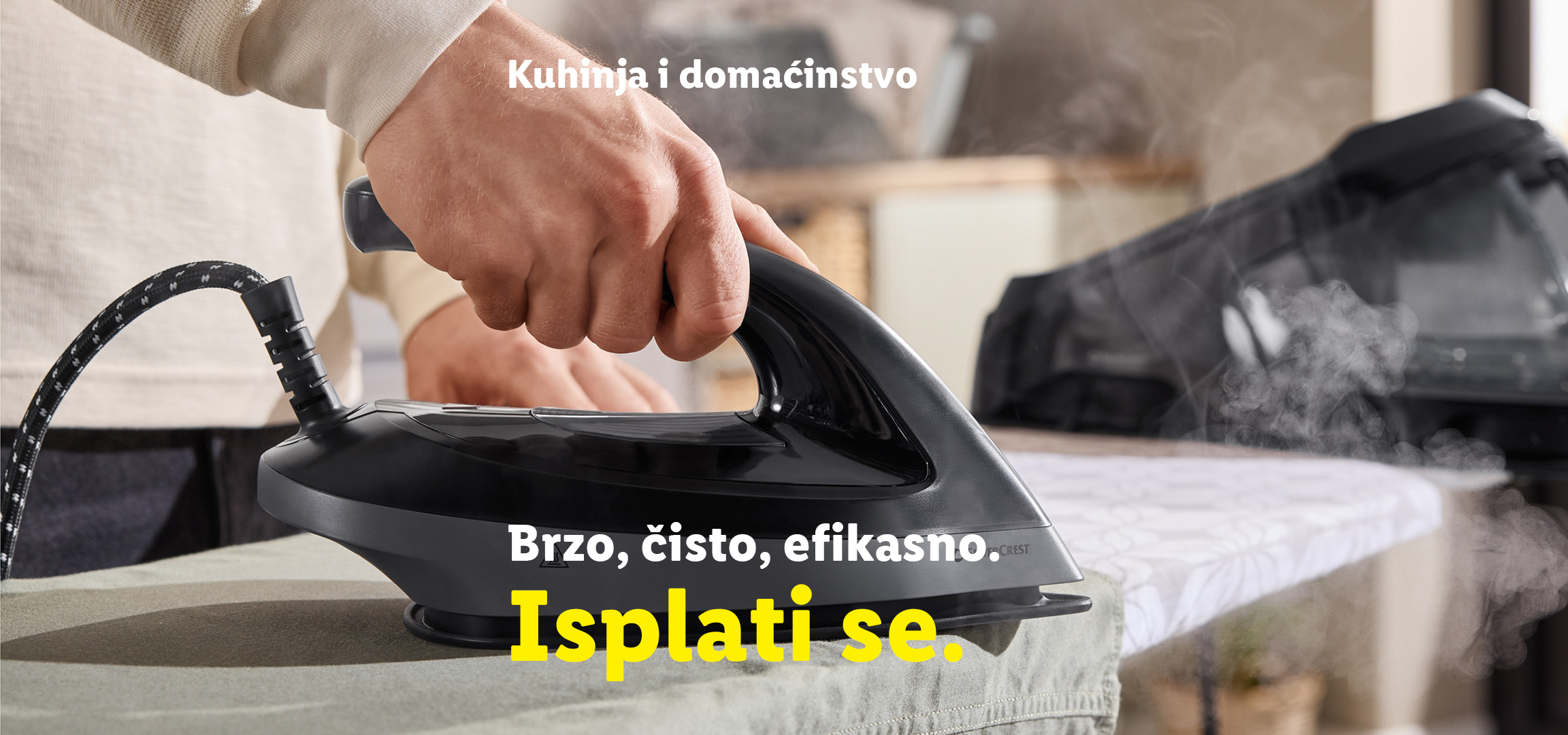 Pegla na paru i usisivači za brzo i efikasno čišćenje.