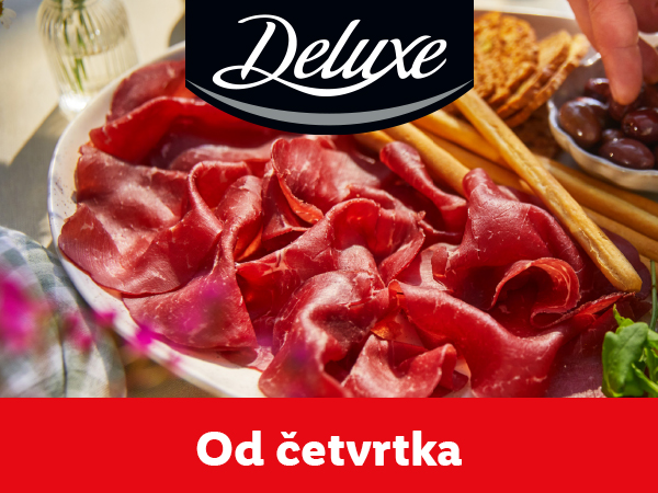Deluxe brend: ukusna goveđa pršuta, grissini i masline.