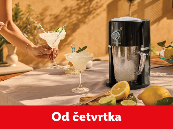 Pripremajte ukusne koktele uz pomoć Trevijano aparata za sladoled.