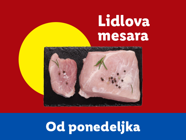 Lidlova mesara: sirovo meso sa začinima, dostupno od ponedeljka.