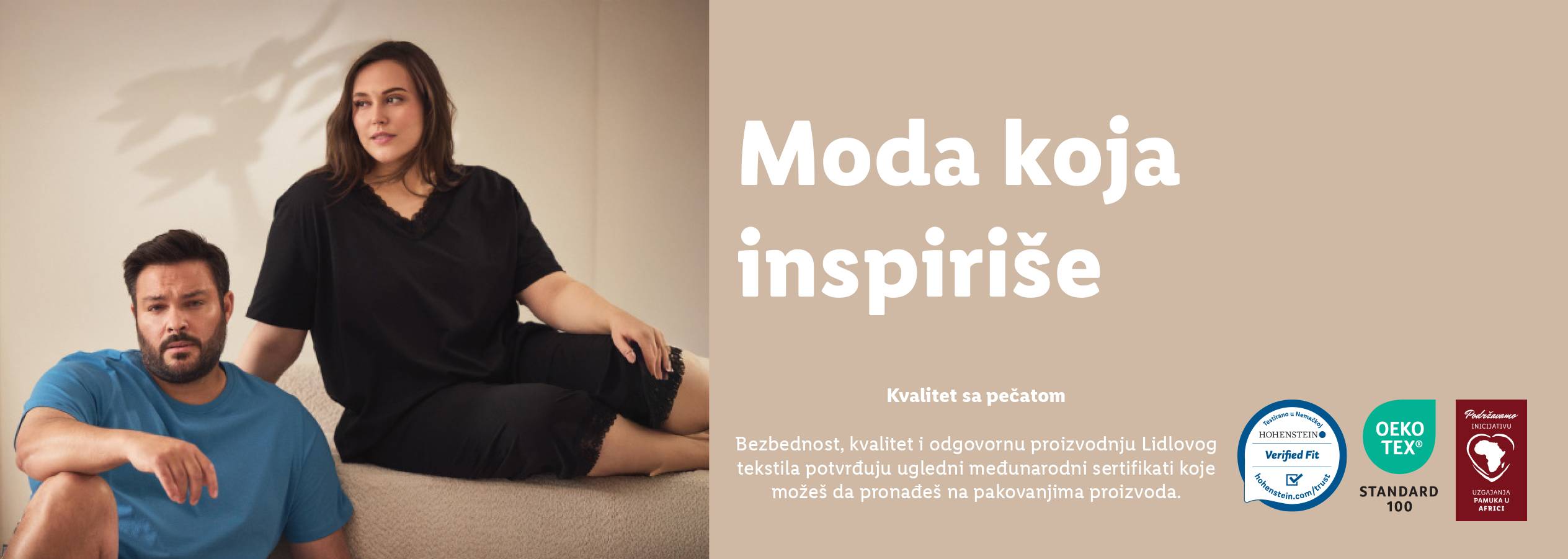 Lidlova moda za parove: udobna i kvalitetna odeća sa međunarodnim sertifikatima.