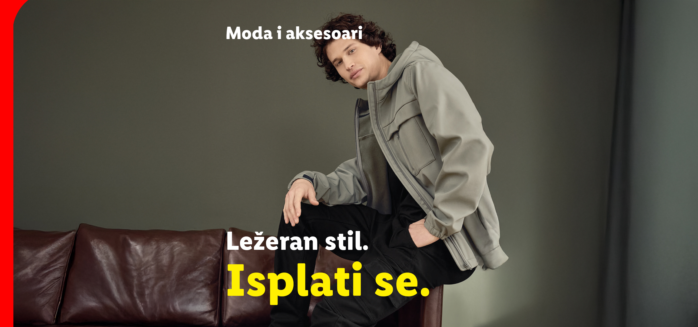 Žena i muškarac u ležernoj odeći. Tekst: Moda i aksesoari. Ležeran stil. Isplati se.