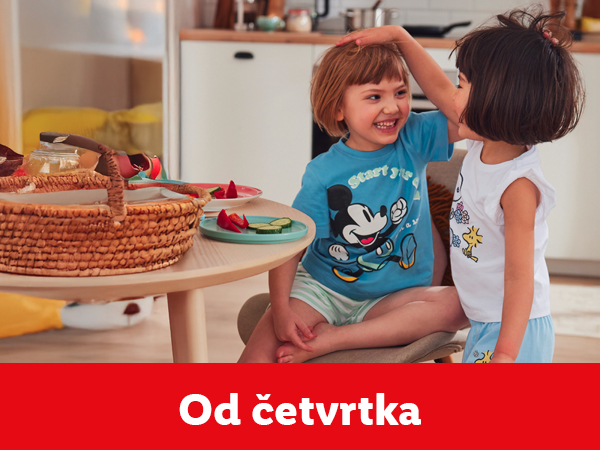 Dečja odeća sa motivima Miki Mausa i Snupi-ja, dostupna od četvrtka.