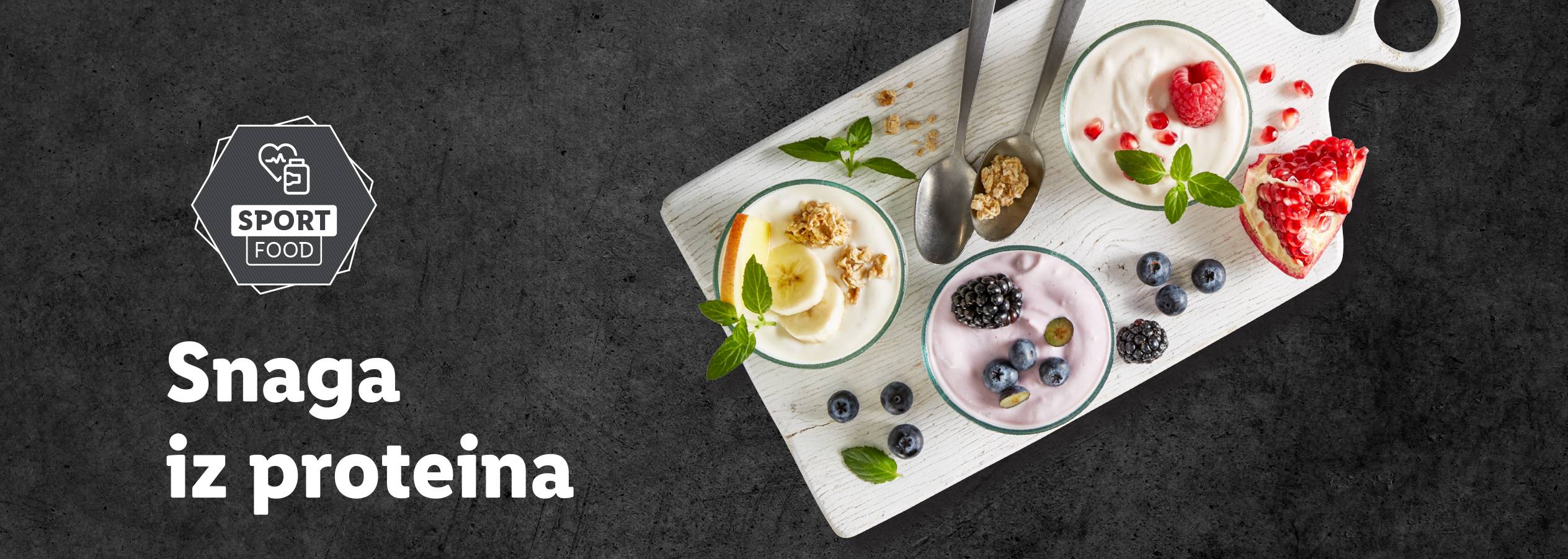 Jogurt sa voćem i žitaricama - Sport Food.
