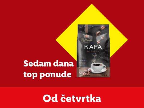 Bellarem mlevena kafa u sedmodnevnoj akcijskoj ponudi od četvrtka.