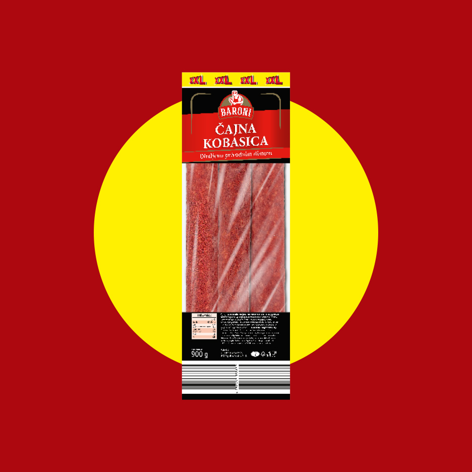 Baroni Čajna kobasica, 900g pakovanje
