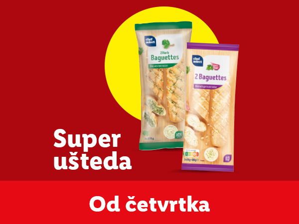 Chef Select baguete u super ponudi od četvrtka.